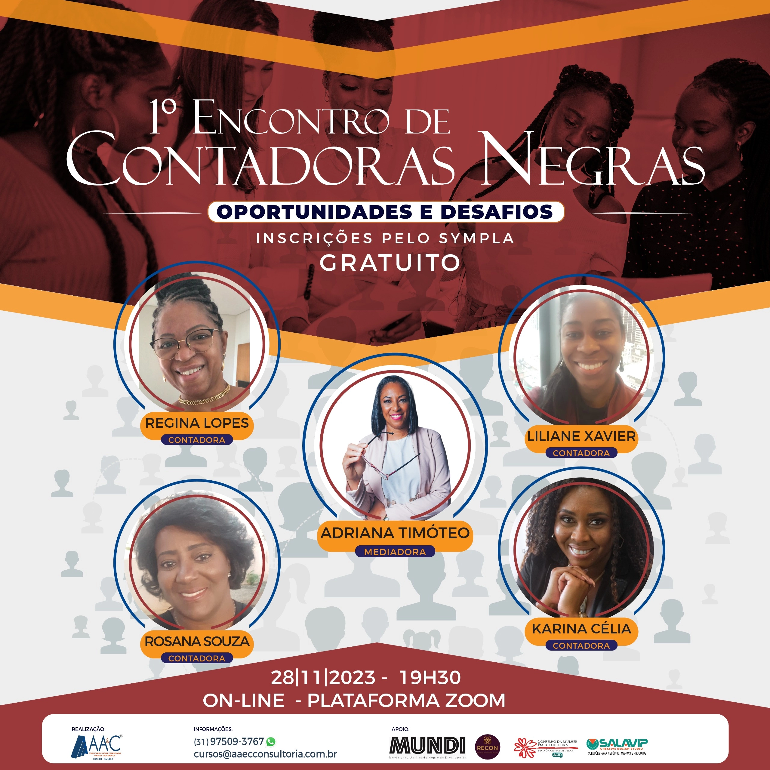 É HOJE ENCONTRO DE CONTADORAS NEGRAS 