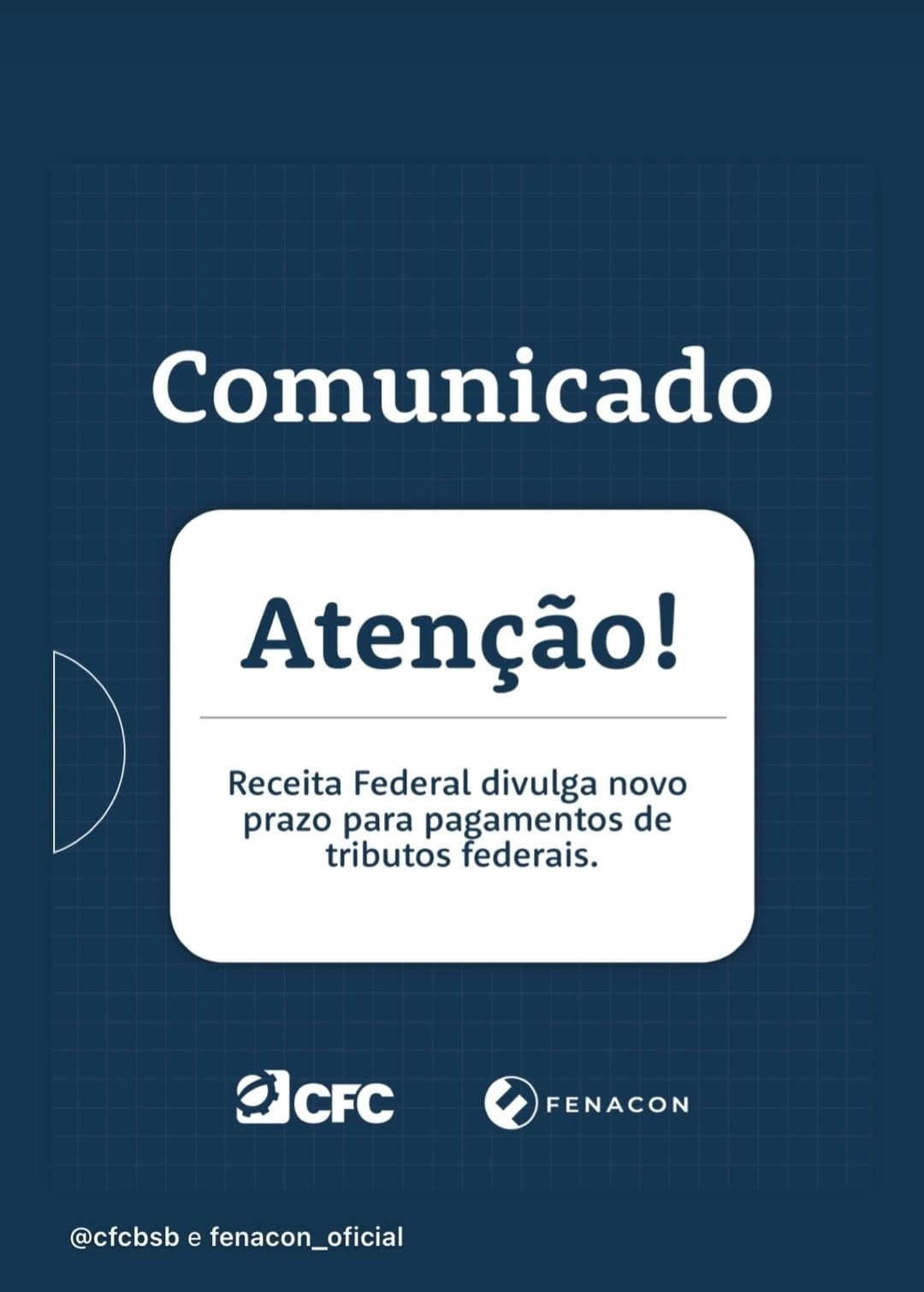 Receita divulga novo prazo para pagamentos de tributos federais