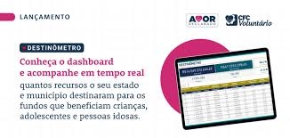 CFC lança Destinômetro para incentivar doações do Imposto de Renda a fundos sociais