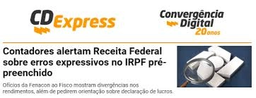 FENACON ganha destaque no site Convergência Digital ao alertar Receita sobre problemas no IRPF pré-preenchido