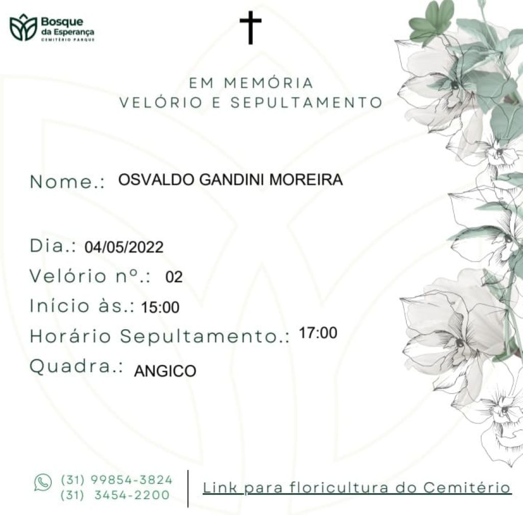 NOTA DE FALECIMENTO 